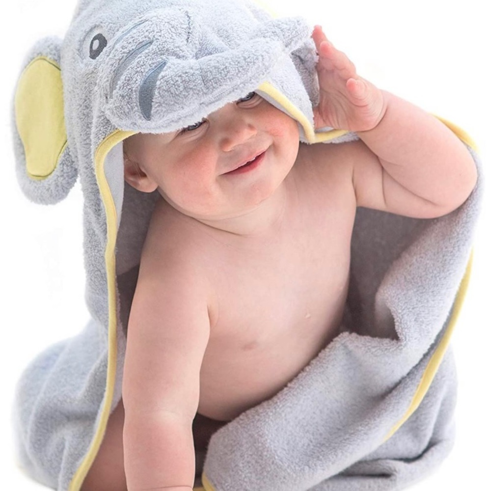 Baby Hooded Towel - Elephant
